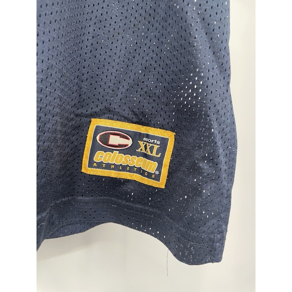 Vintage 90s Y2K Colosseum Univ of Michigan Wolverines Jersey #32 Blue Yellow - Picture 4 of 16